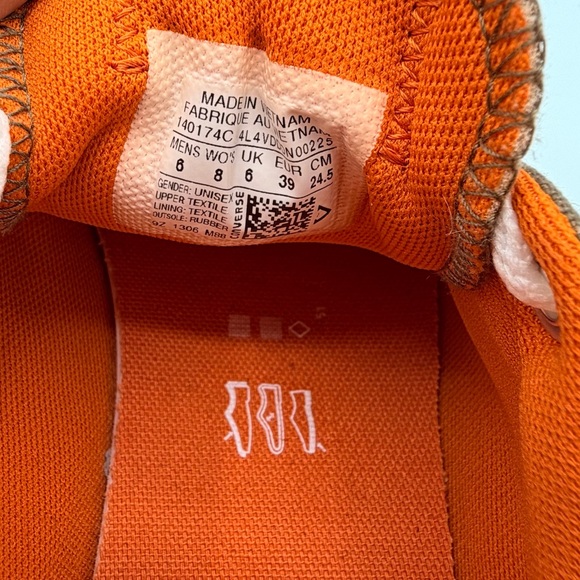 Converse Olive and Orange Low-Tops - Picture 9 of 11